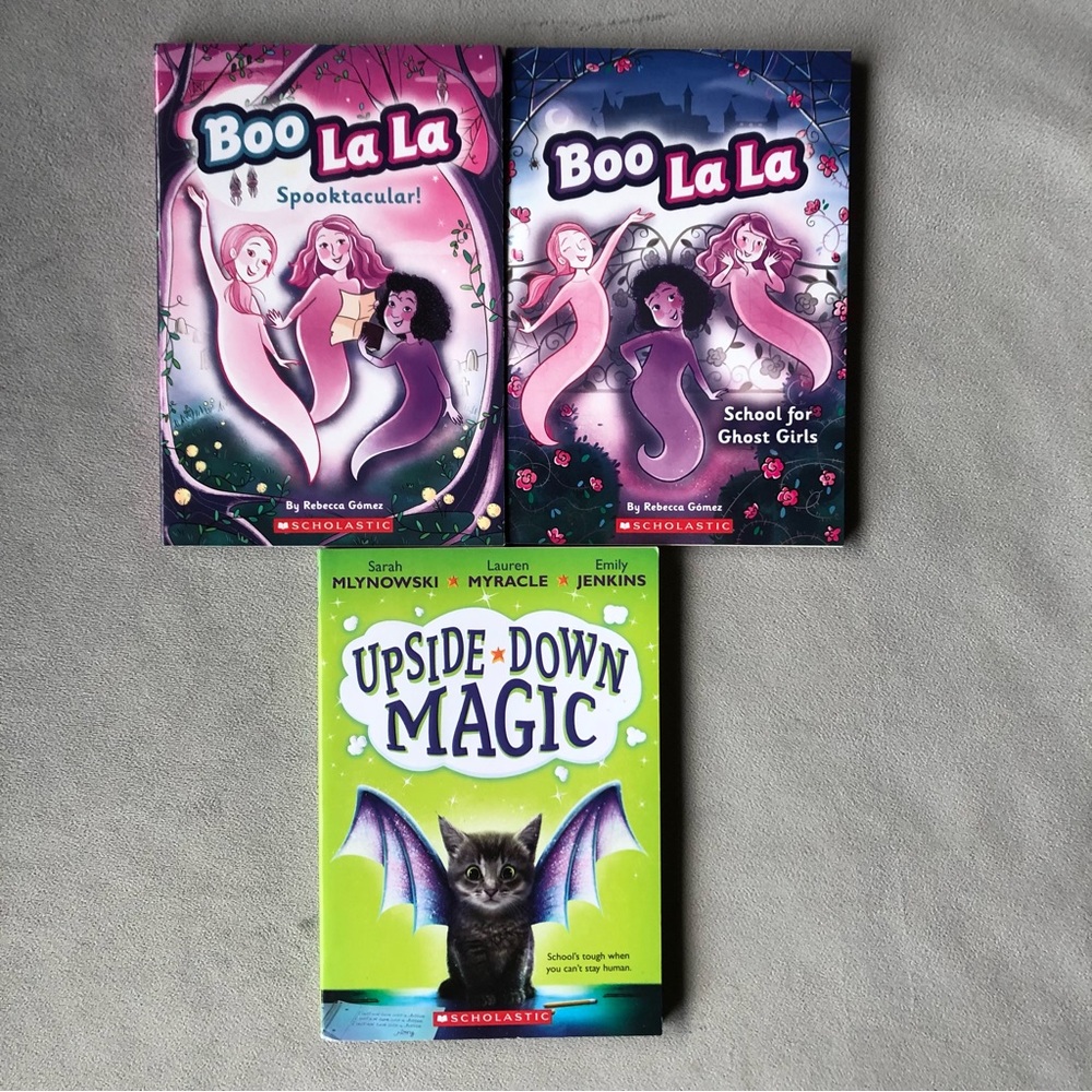 Set of 3 ~ Boo La La & Upside Down Magic ~ Junior Novels